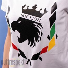  Dámské tričko-bielej - Irie Lion