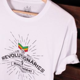 Revolutionaries Roots Soldier tshirt | biele