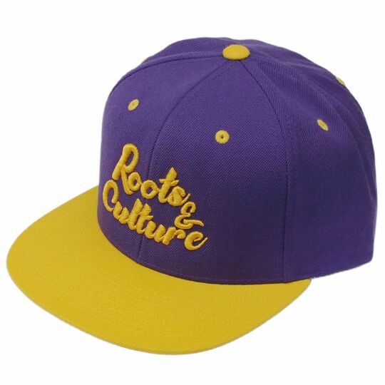 Snapback Roots & Culture - fialovožltá