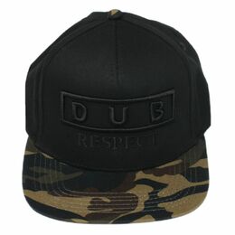 Snapback Dub Respect, čierna/woodland